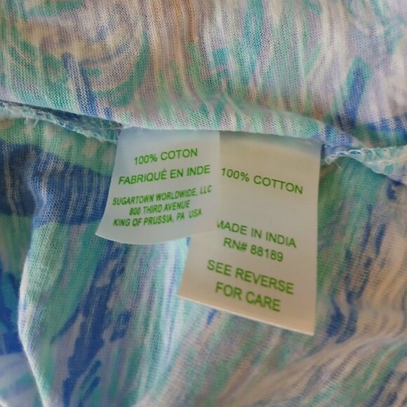 Lilly Pulitzer NWT Sail Boats Lilac Verbena Essie Sleeveless Summer Top Sm - Picture 10 of 10